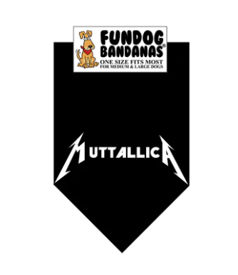PET BANDANA | MUTTALLICA | ONE SIZE