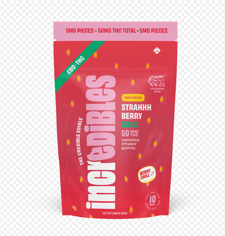 GUMMY | STRAHHHBERRY 1:1 | 50MG THC : 50MG CBD | 10PK