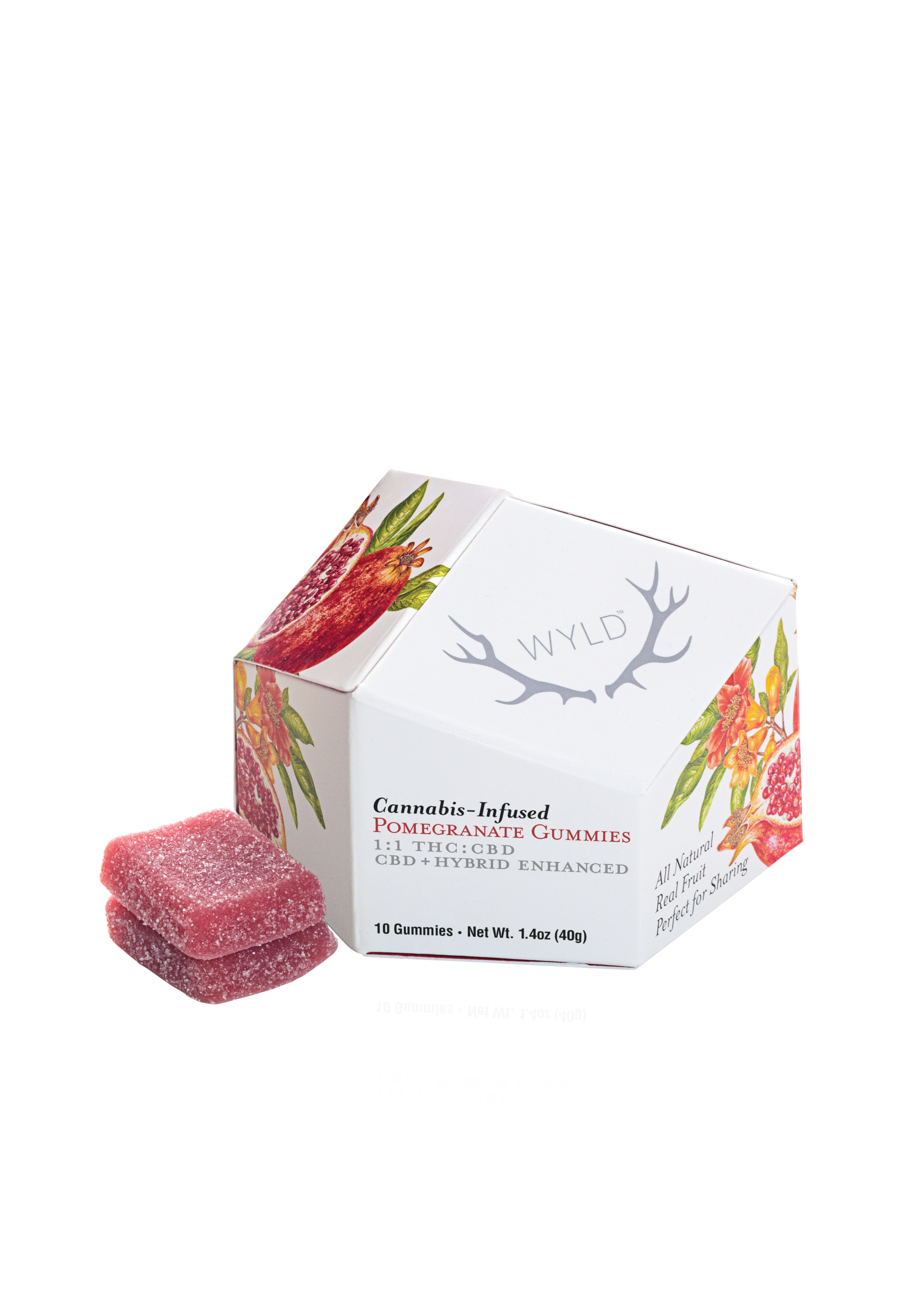 GUMMY | POMEGRANATE 1:1 | 100MG | 10PK
