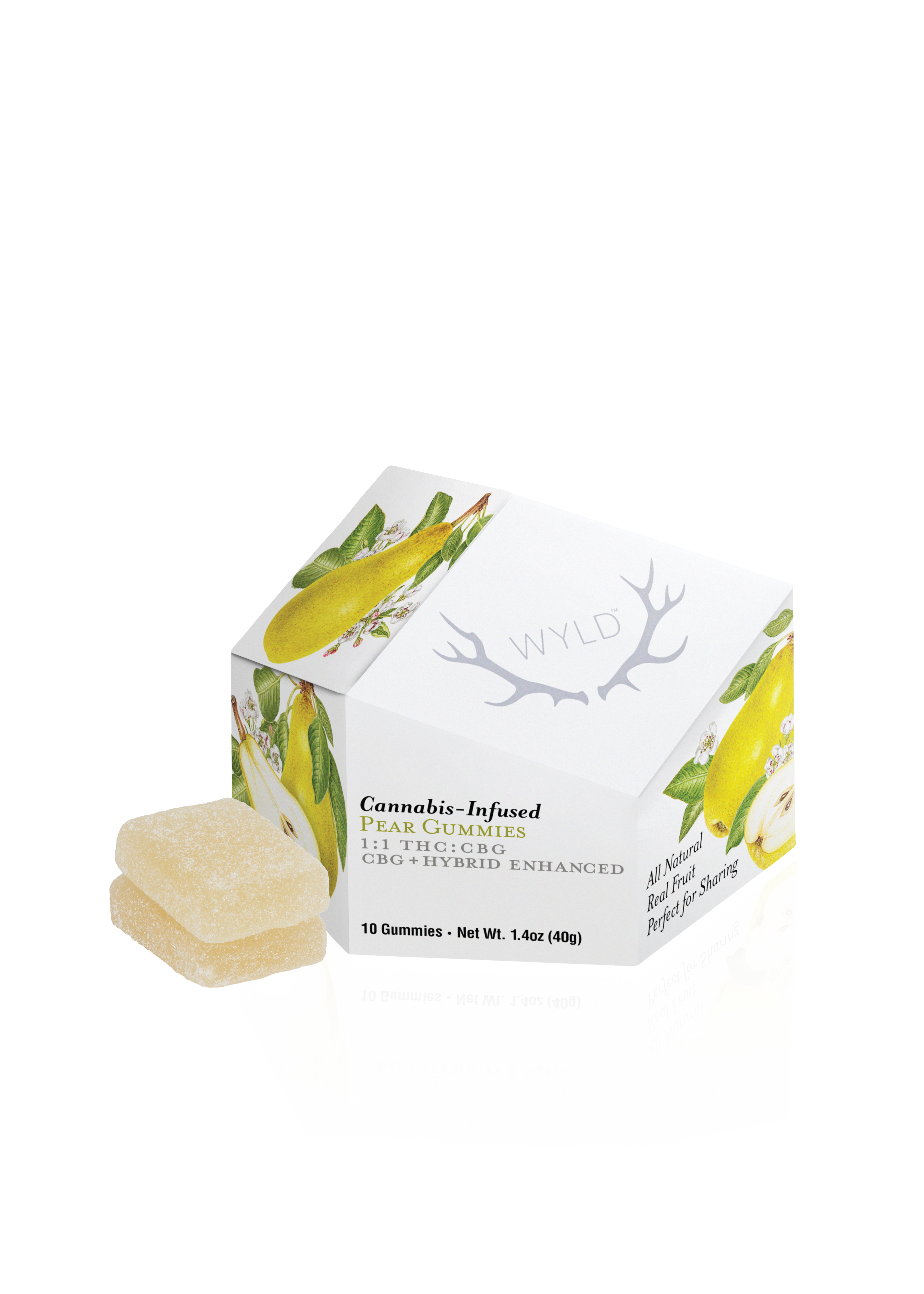 GUMMY | PEAR 1:1 CBG | 100MG | 10PK