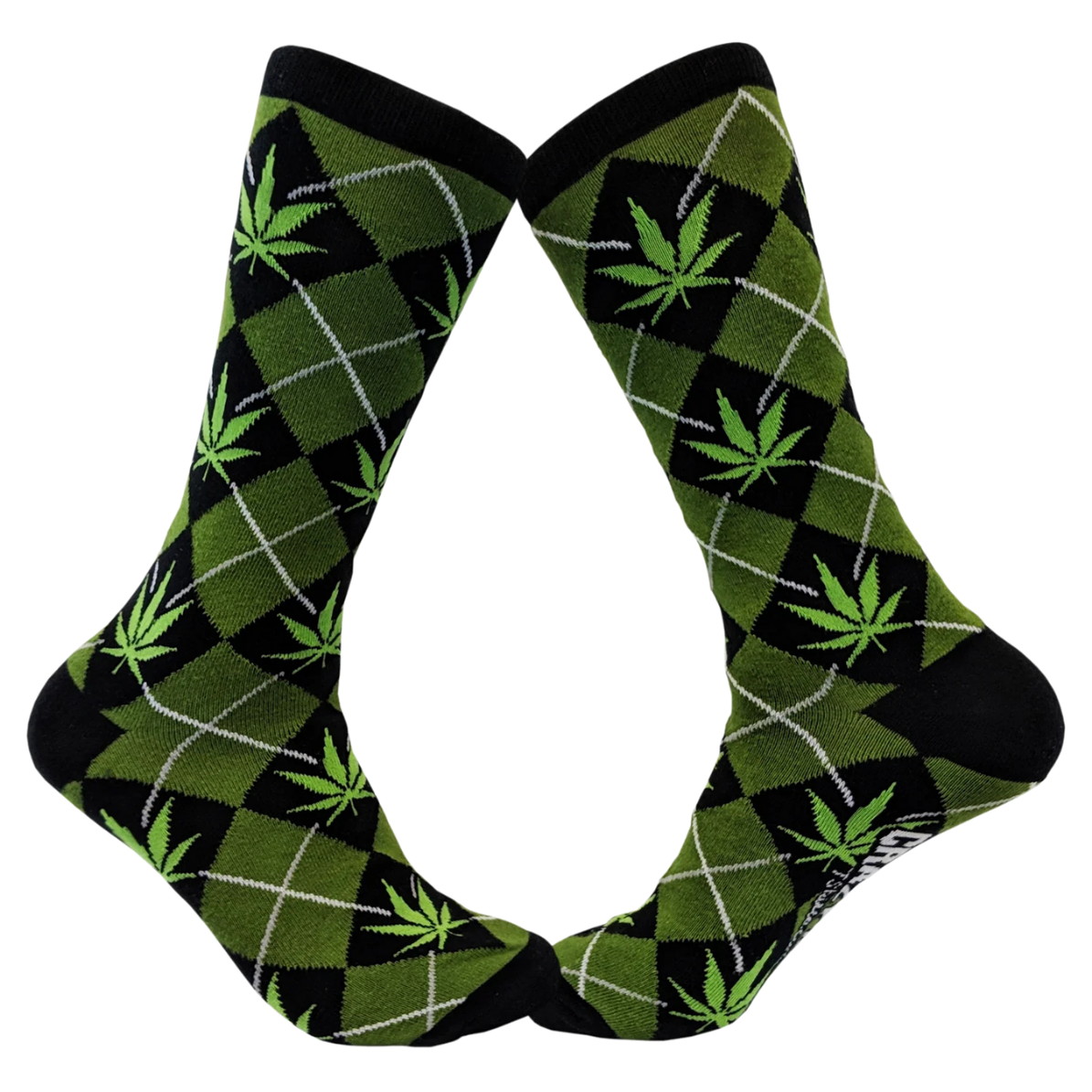 SOCKS | ARGYLE MARIJUANA