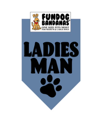 PET BANDANA | LADIES MAN | ONE SIZE