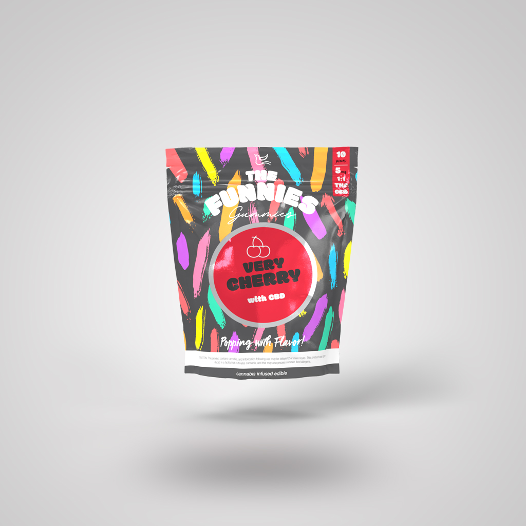 GUMMY | VERY CHERRY 1:1 | 50MG THC : 50MG CBD | 10PK