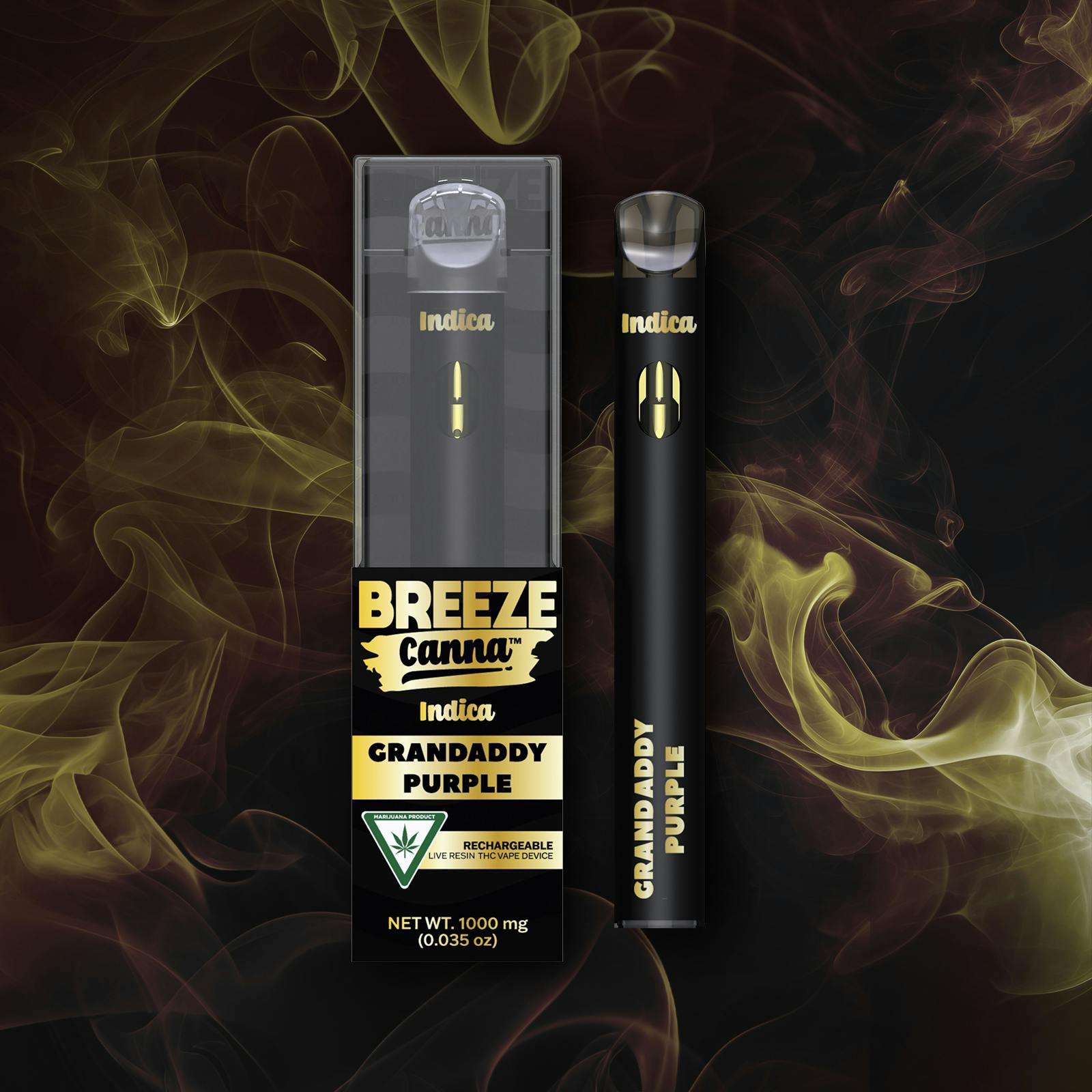 DISPOSABLE | LIVE RESIN | GRANDDADDY PURPLE | 1G