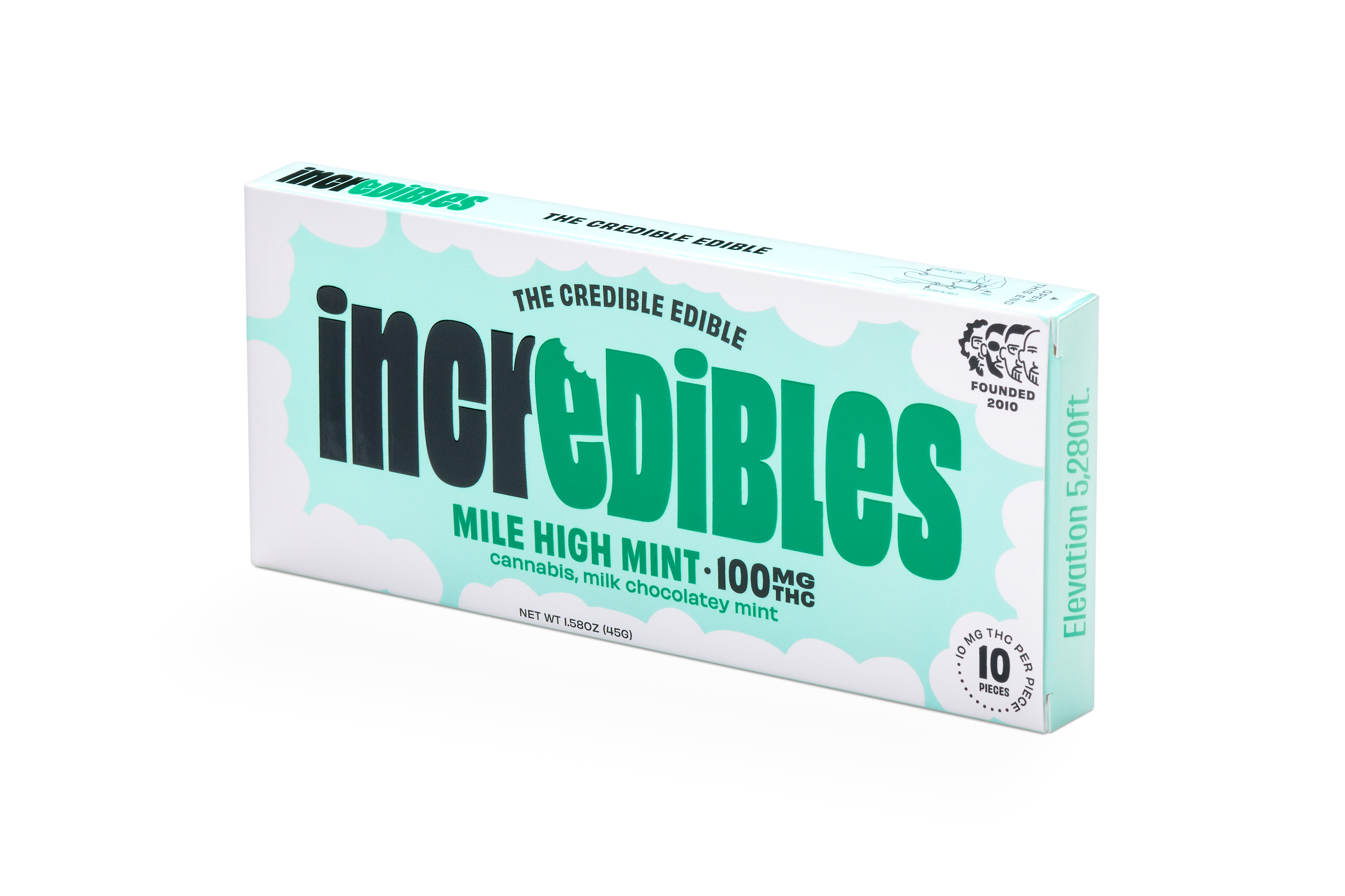 CHOCOLATE BAR | MILE HIGH MINT | 100MG