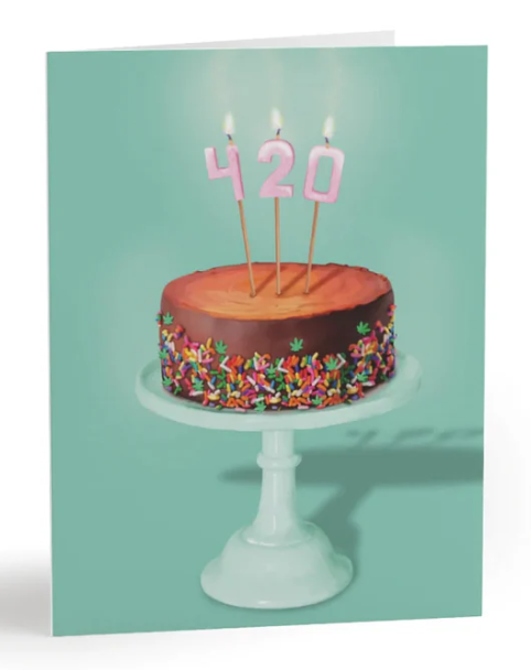 GREETING CARD | HAPPY 420 BIRTHDAY