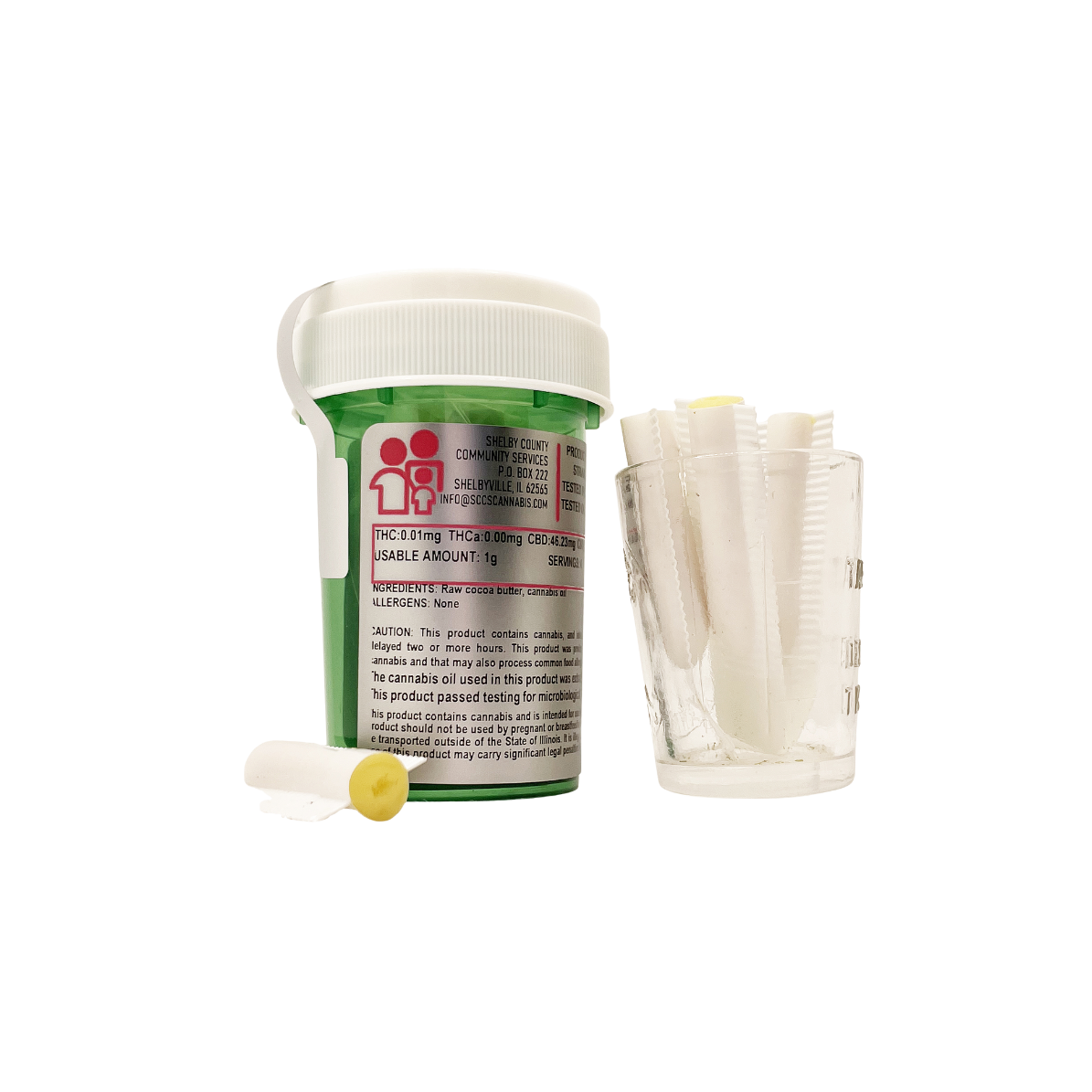 SUPPOSITORY 1:1 | 100MG THC : 100MG CBD | 4PK