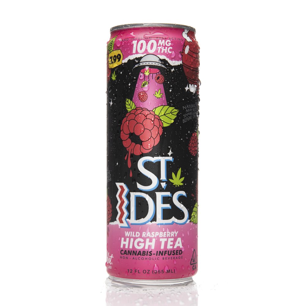 WILD RASPBERRY 100MG ICED TEA