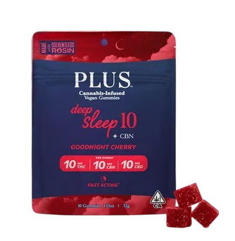 GOODNIGHT CHERRY 1:1:1 CBN SLEEP GUMMIES 10 COUNT