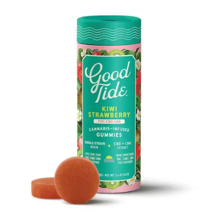KIWI STRAWBERRY 1:1:1 SOLVENTLESS CBG REFRESHING 10 PK