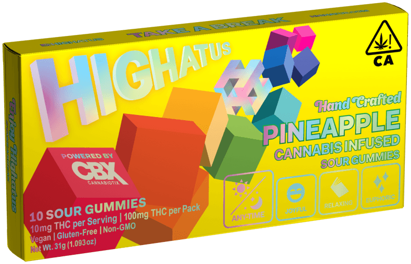 PINEAPPLE GUMMIES 10PK