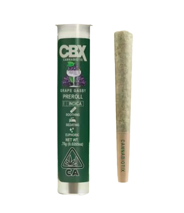 GRAPE GASBY PREROLL - 0.75 g