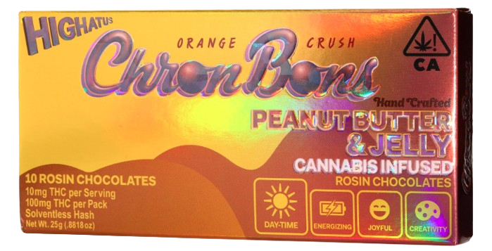 PEANUT BUTTER & JELLY - ROSIN INFUSED CHRONBONS - 100 mg