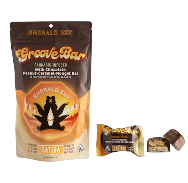SATIVA GROOVE BAR - 100 mg - 10 Pack