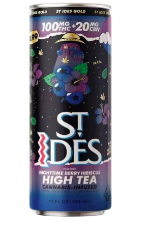 NIGHTTIME BERRY HIBISCUS THC/CBN HIGH TEA - 100 mg