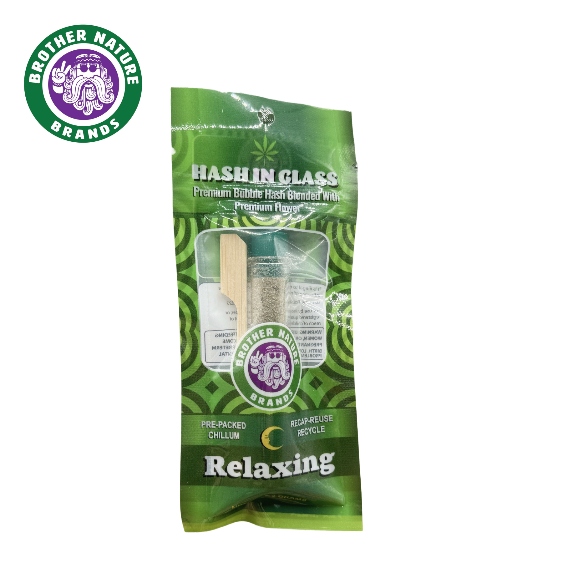 BROTHER NATURE | HASH IN A GLASS | SINGLE | .5G | RELAXING - 0.5 g ...