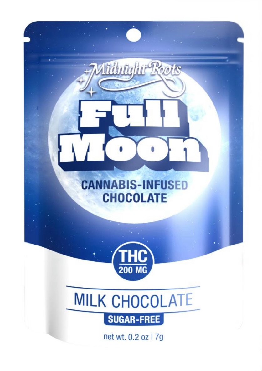 MIDNIGHT ROOTS | - FULL MOON | MILK CHOCOLATE | 200MG – Premium ...
