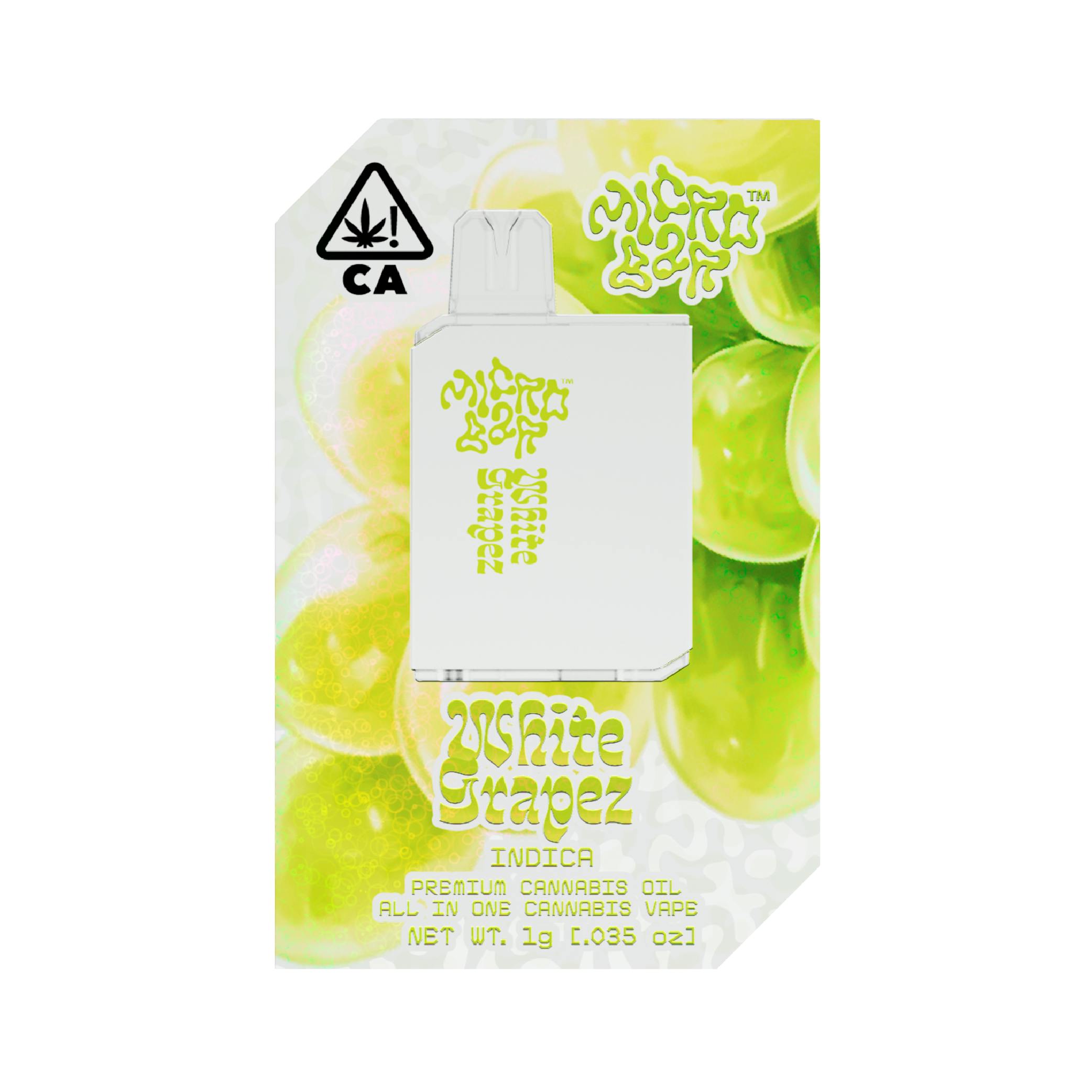 WHITE GRAPEZ ALL IN ONE VAPE 1G | Velvet Cannabis
