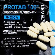 PROTAB INDICA TABLETS 100MG 10PACK | Velvet Cannabis