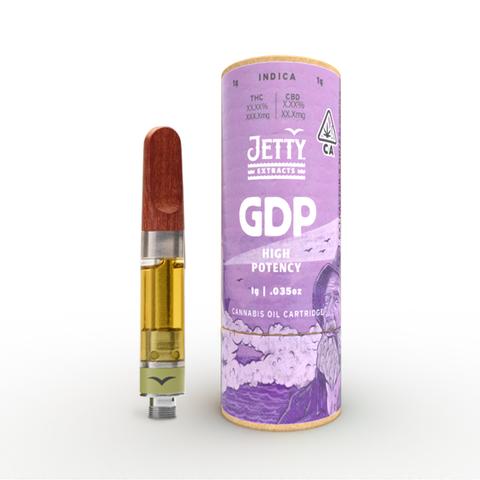GDP GOLD CARTRIDGE 1G | Velvet Cannabis