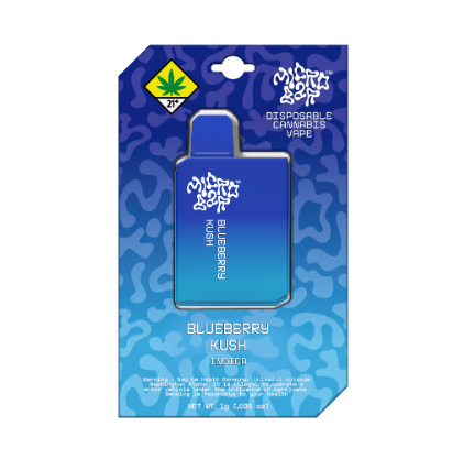 BLUEBERRY KUSH ALL IN ONE VAPE 1G | Velvet Cannabis
