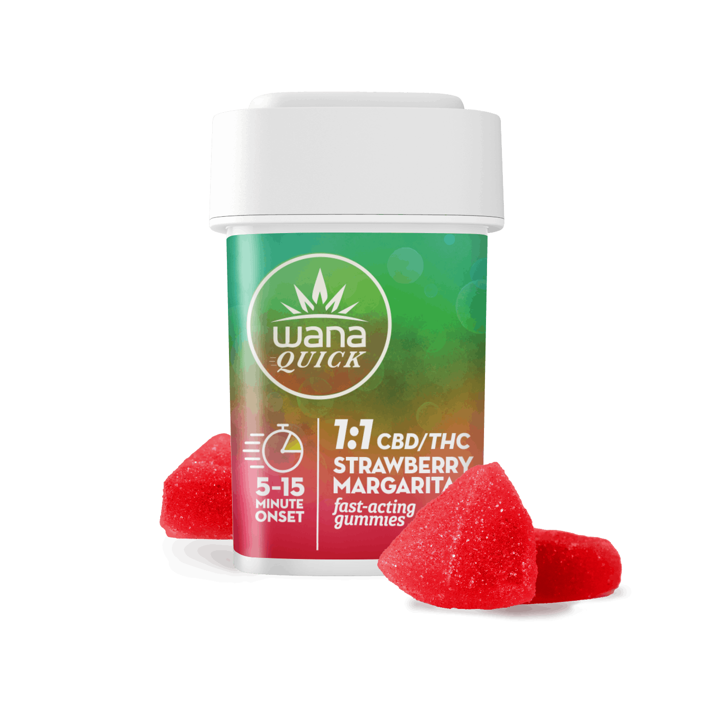 STRAWBERRY MARGARITA 1:1 GUMMY (10-PACK)