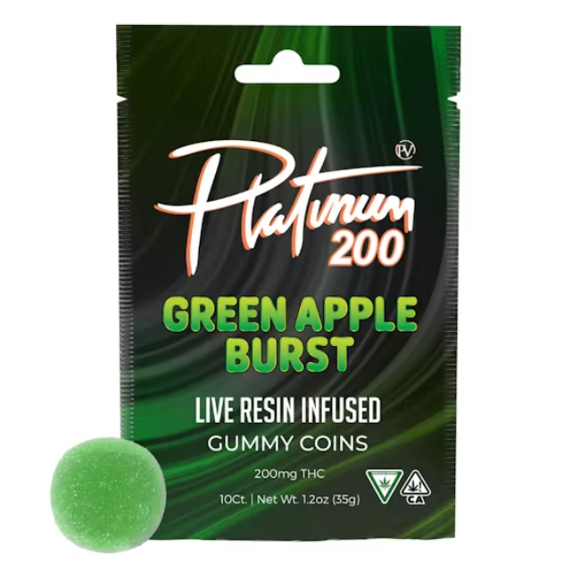 GREEN APPLE BURST LIVE RESIN (10-PACK)