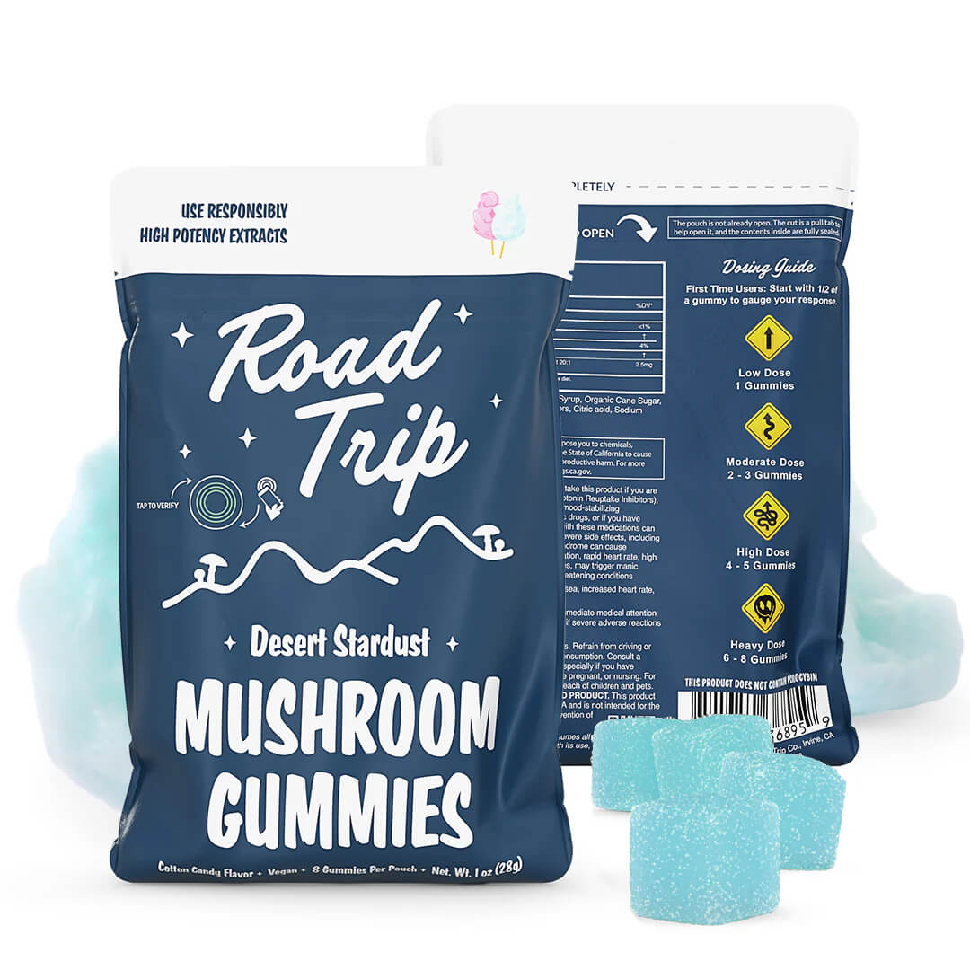 COTTON CANDY DESERT STARDUST MUSHROOM GUMMY (8-PACK)
