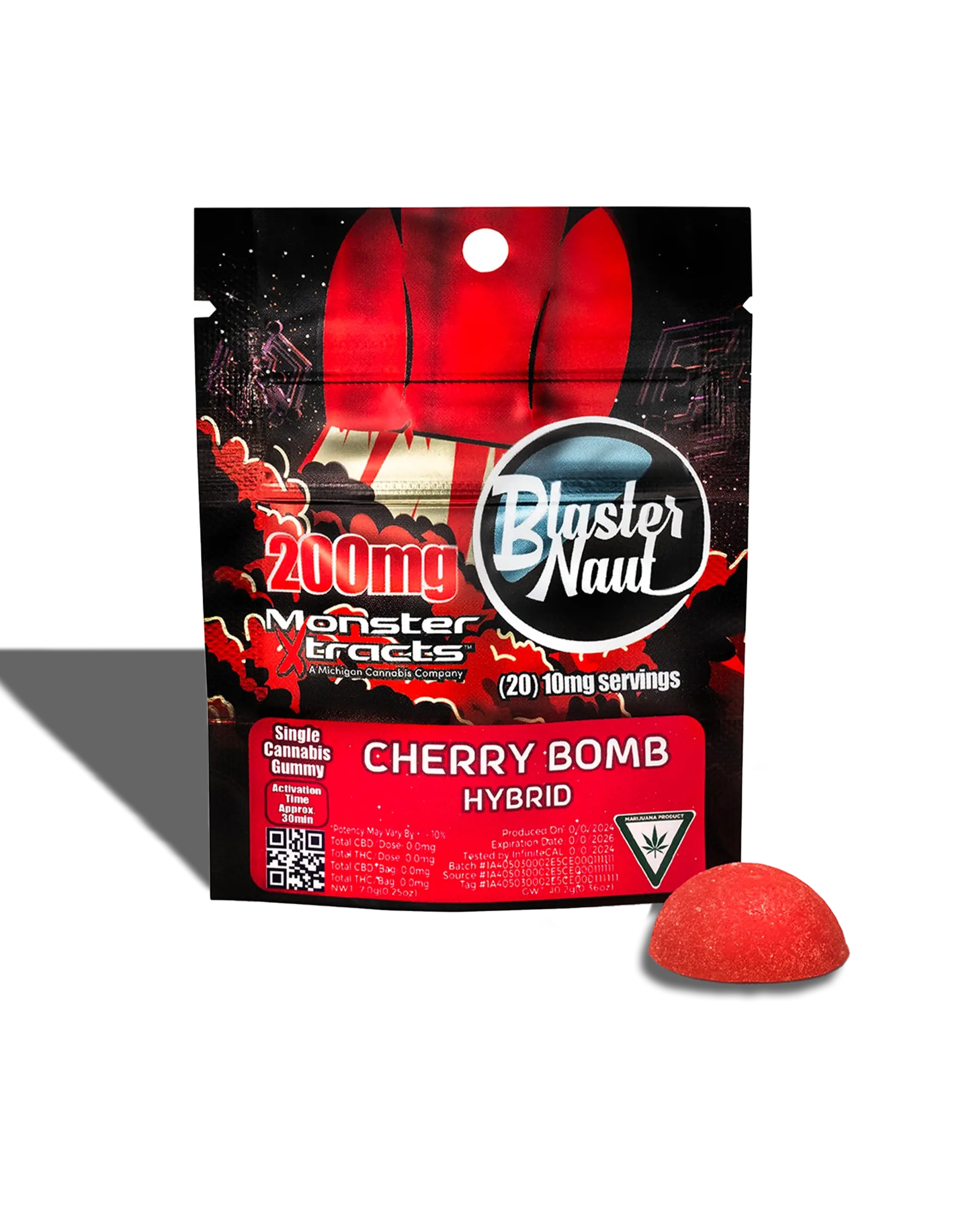 CHERRY BOMB BLASTER NAUT GUMMY (1-PACK)