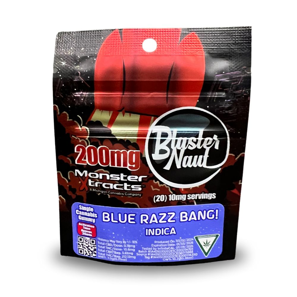 BLUE RAZZ BANG BLASTER NAUT GUMMY (1-PACK)