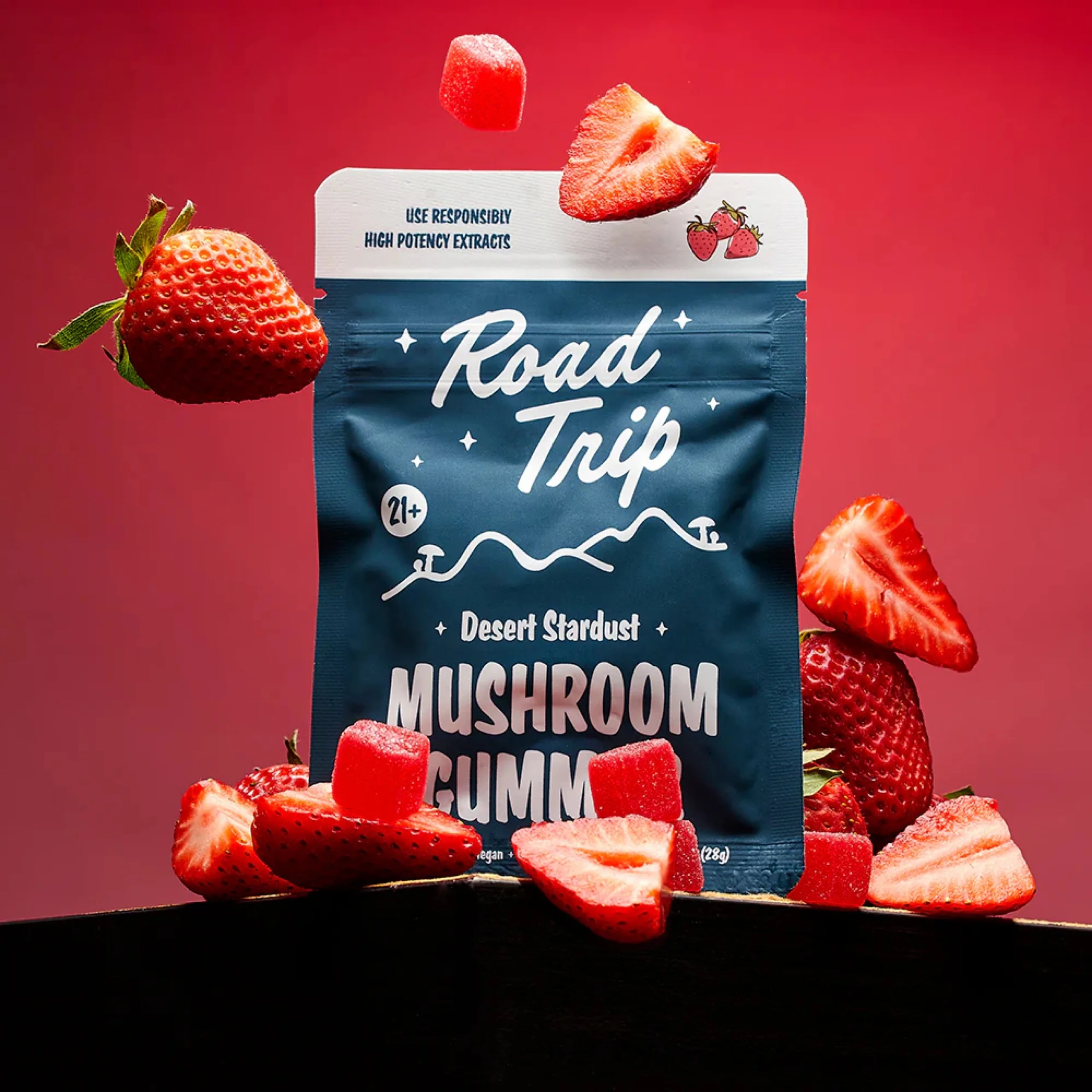 STRAWBERRY DESERT STARDUST MUSHROOM GUMMY (8-PACK)
