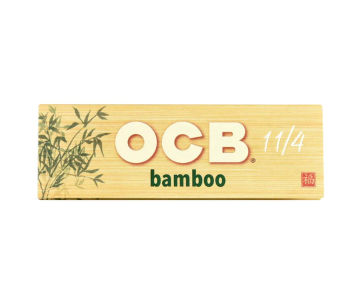 Unbleached Bamboo 1 1/4 Rolling Papers + Tips