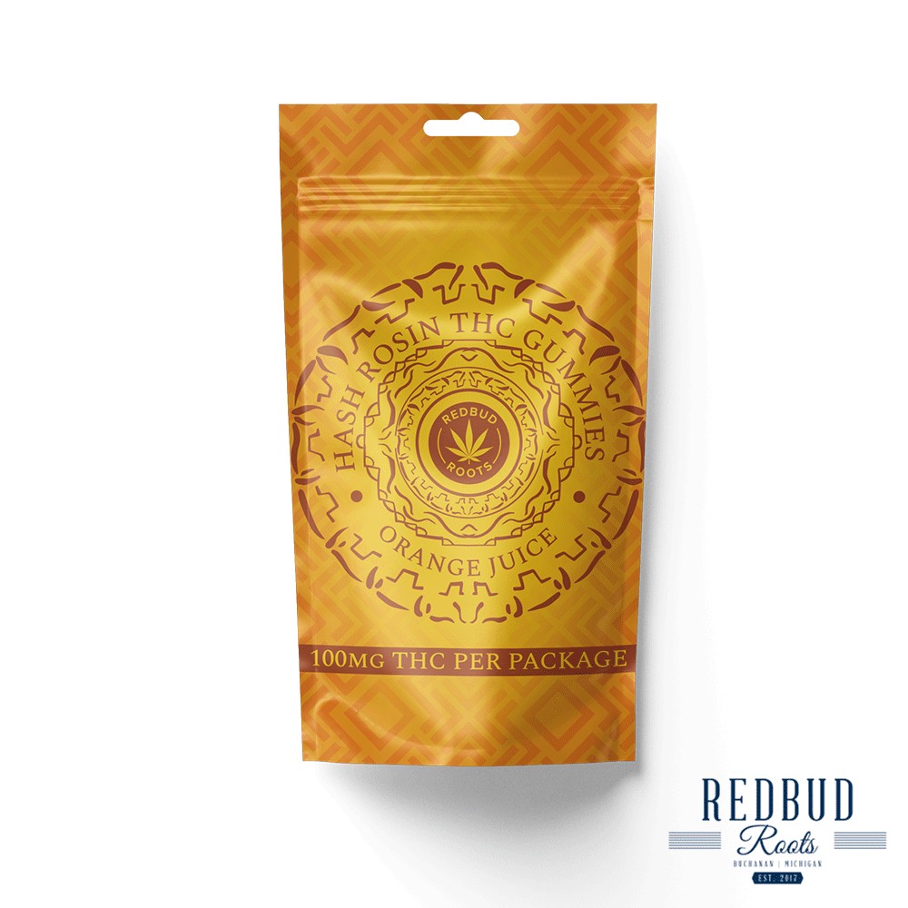 Orange Juice Hash Rosin Gummy (10-Pack)
