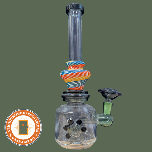 11 INCH TURTLE SWIRL PIPE