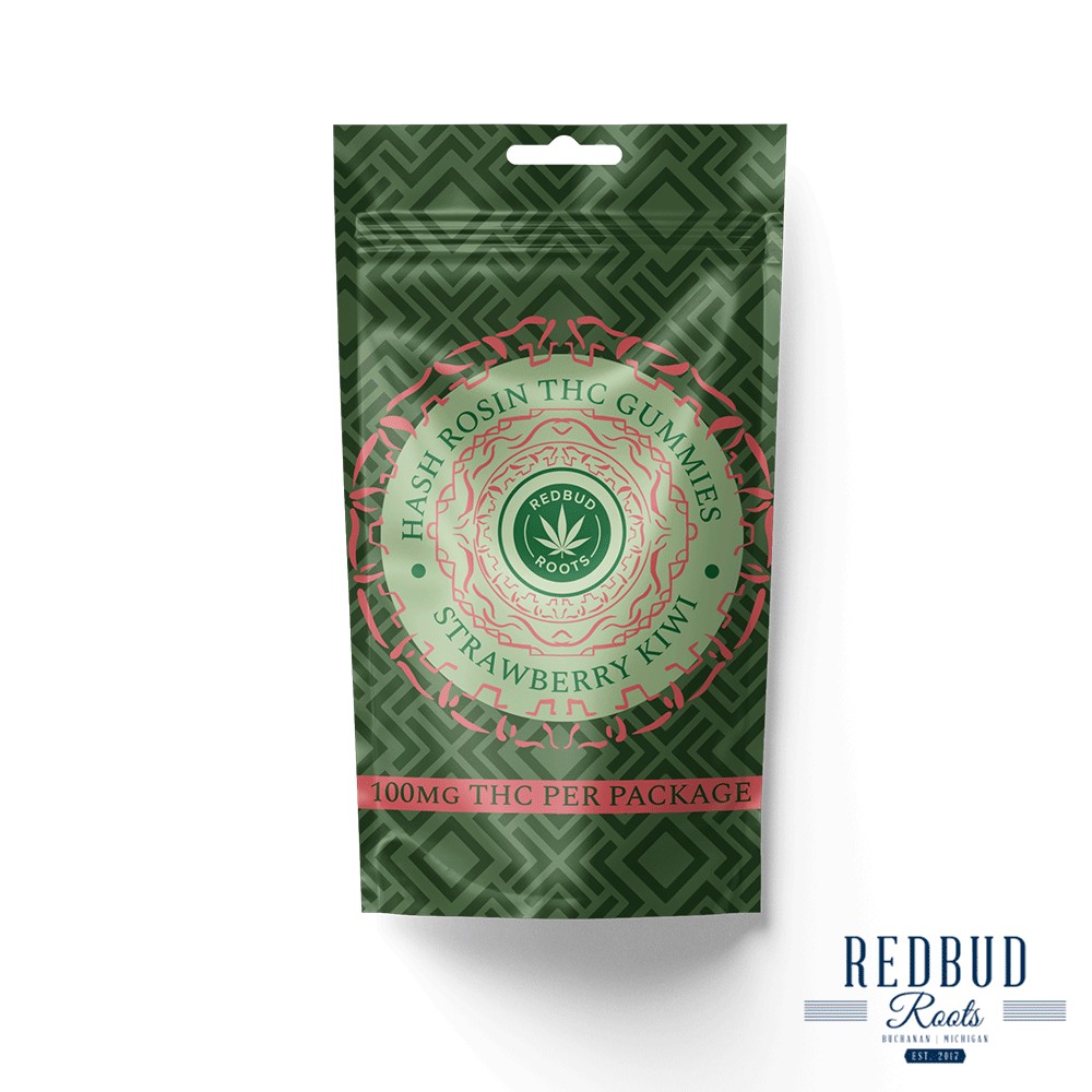 Strawberry Kiwi Hash Rosin Gummy (10-Pack)