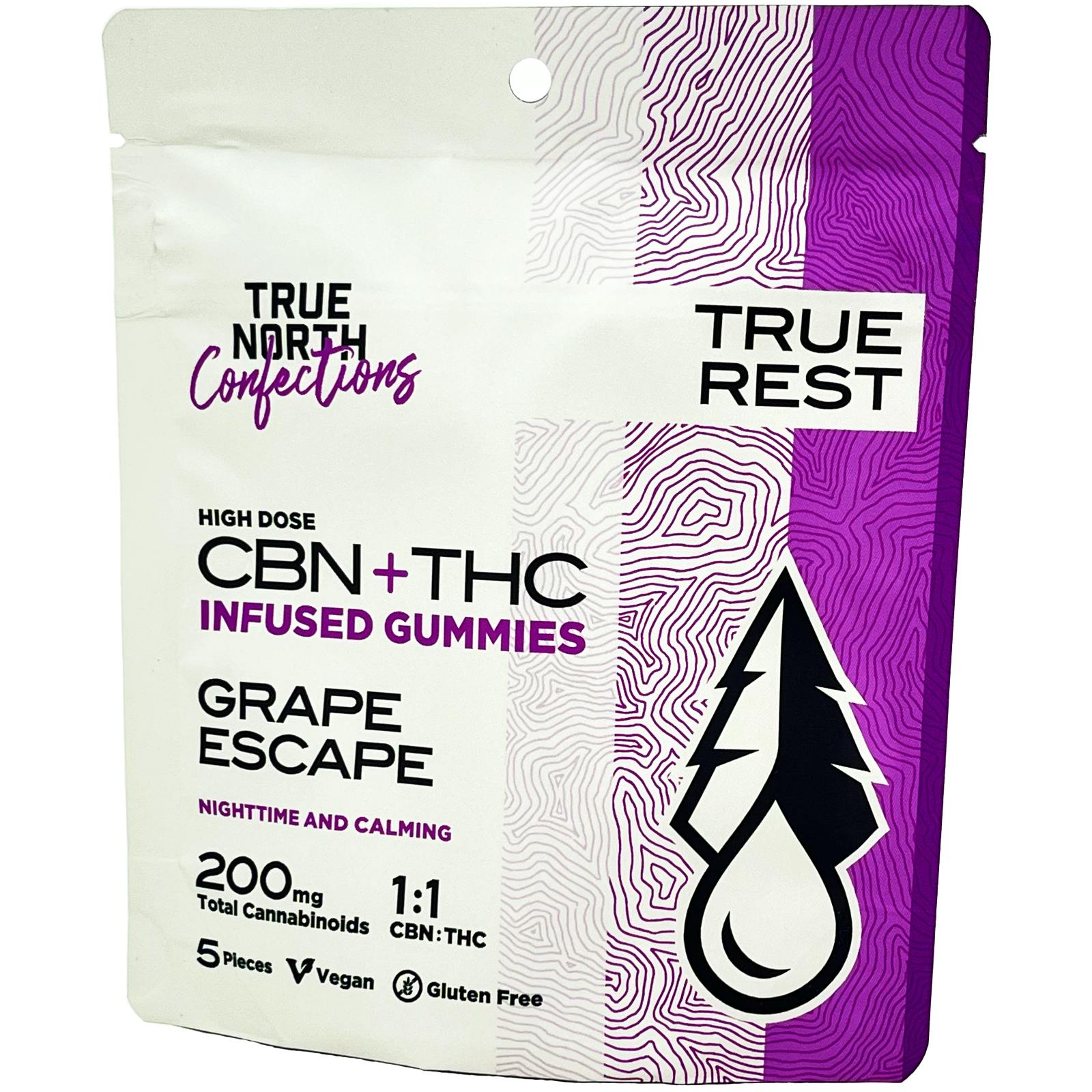 Grape Escape Rest 1:1 Gummy (5-Pack)