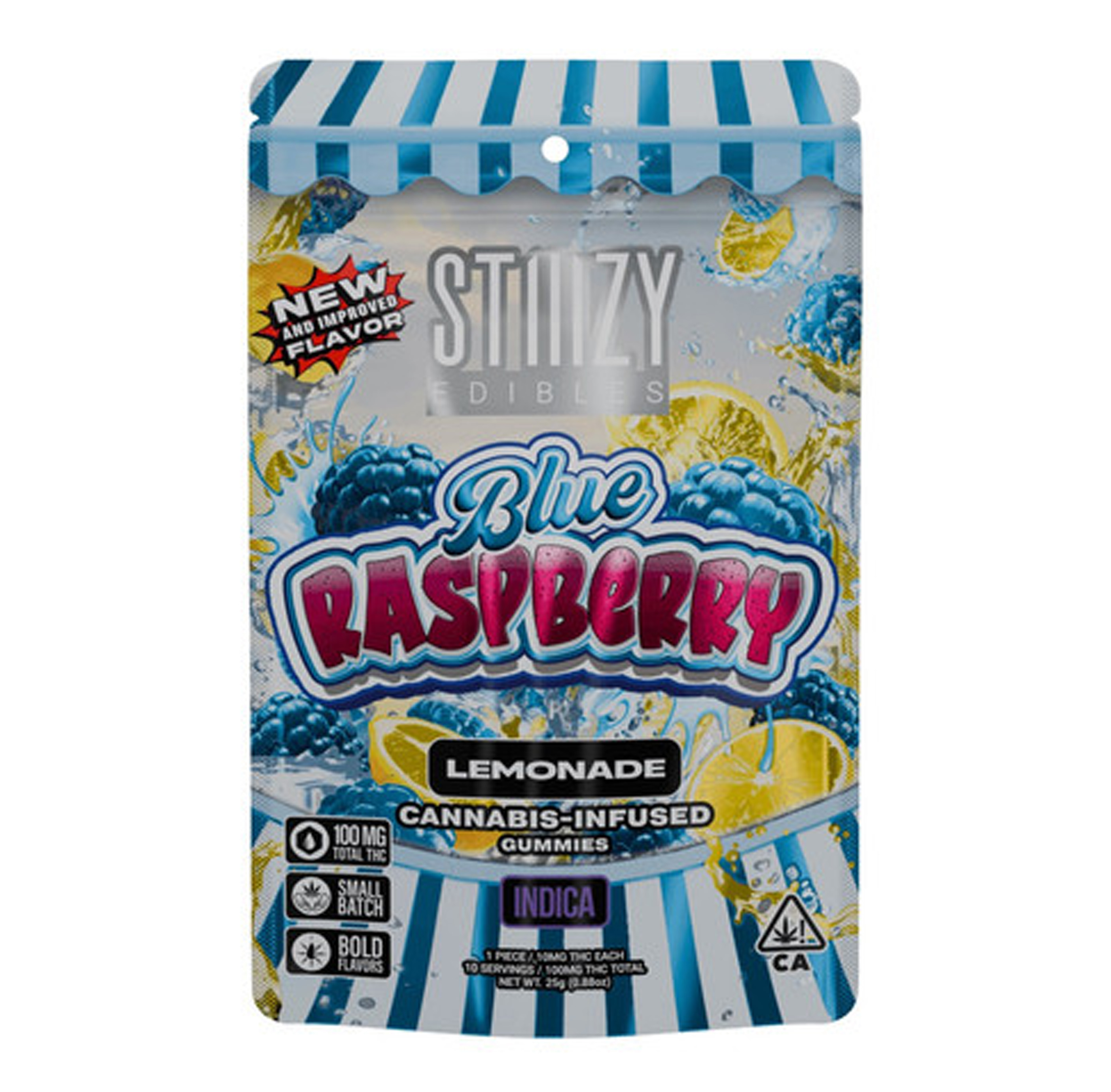 BLUE RASPBERRY LEMONADE GUMMIES 10X10 - 100MG