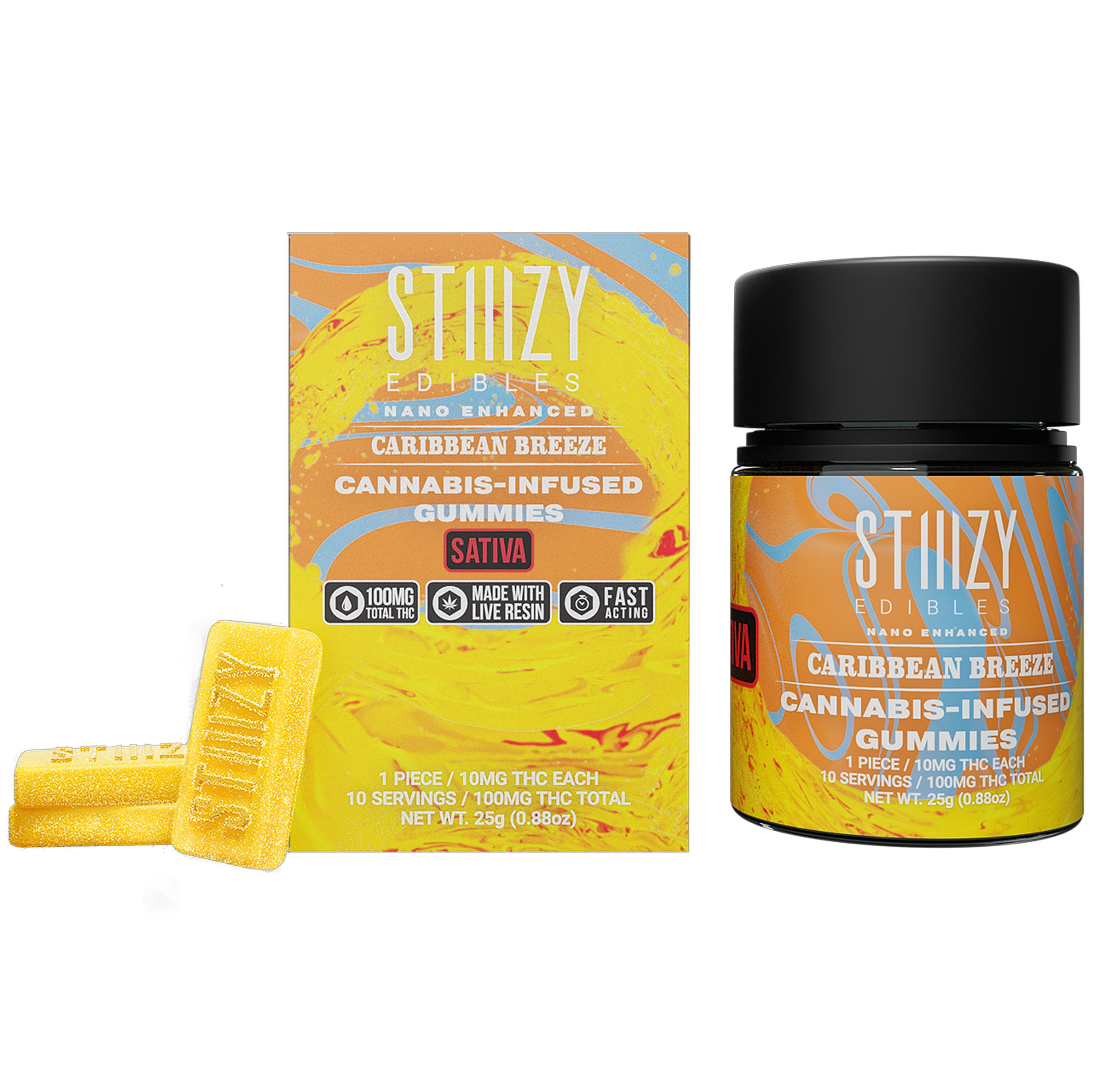 CARIBBEAN BREEZE GUMMIES 10X10