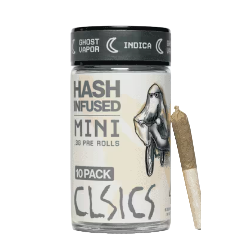 Hash Preroll 10pk Indica Ghost Vapor - 3 g