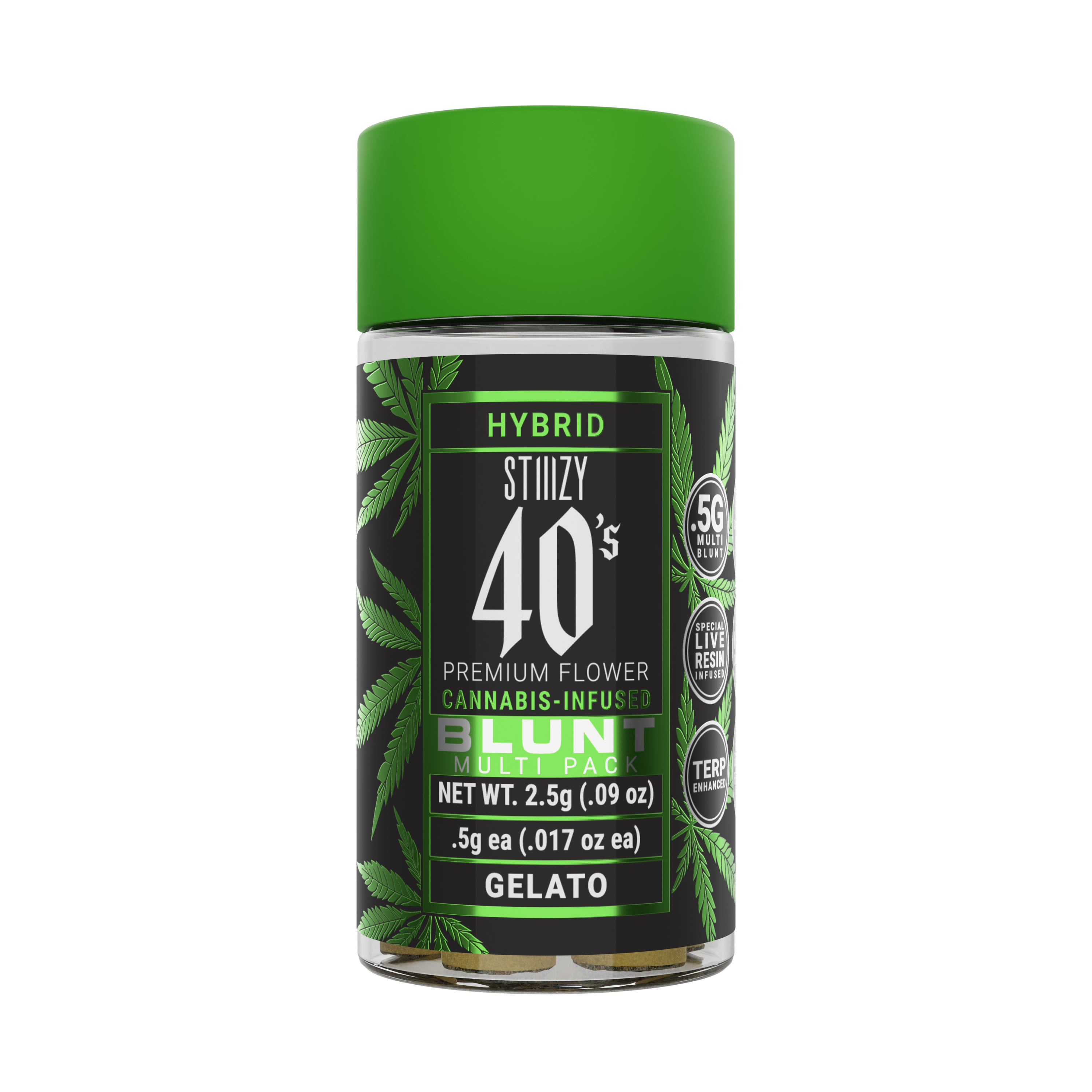 INFUSED 40'S GELATO MINI BLUNT 5PK 2.5G