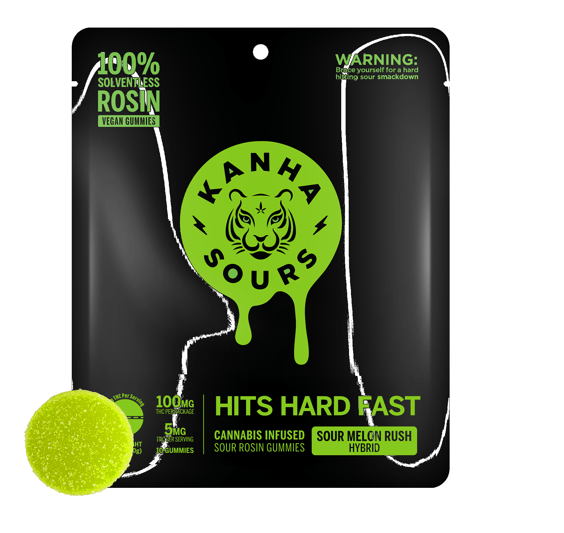 SOUR MELON RUSH SOLVENTLESS NANO 100MG