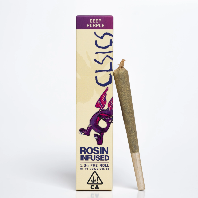 1.2G ROSIN HASH PREROLL INDICA DEEP PURPLE