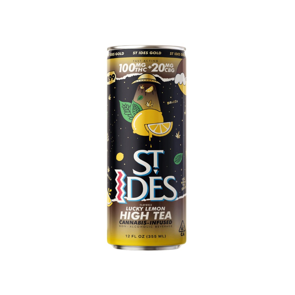 LUCKY LEMON | 12OZ HIGH TEA 100MG + 20MG CBG - 100 mg