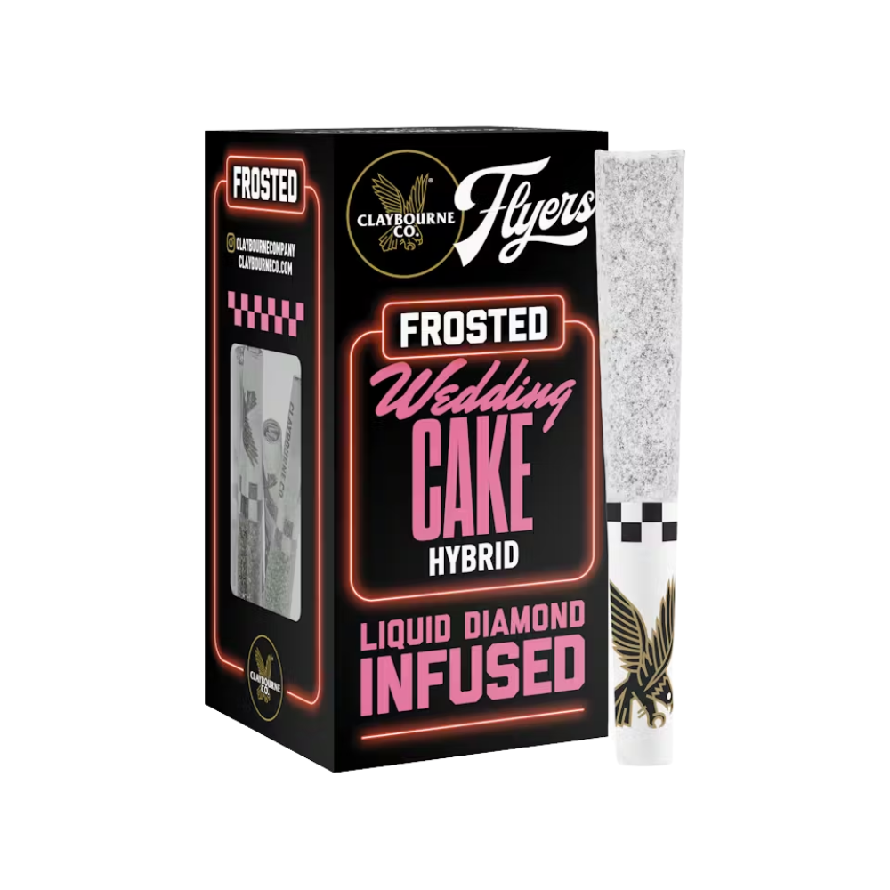 Flyers Frosted Infused .5g 5 Pack - (Case of 10) - Wedding Cake - 2.5 g