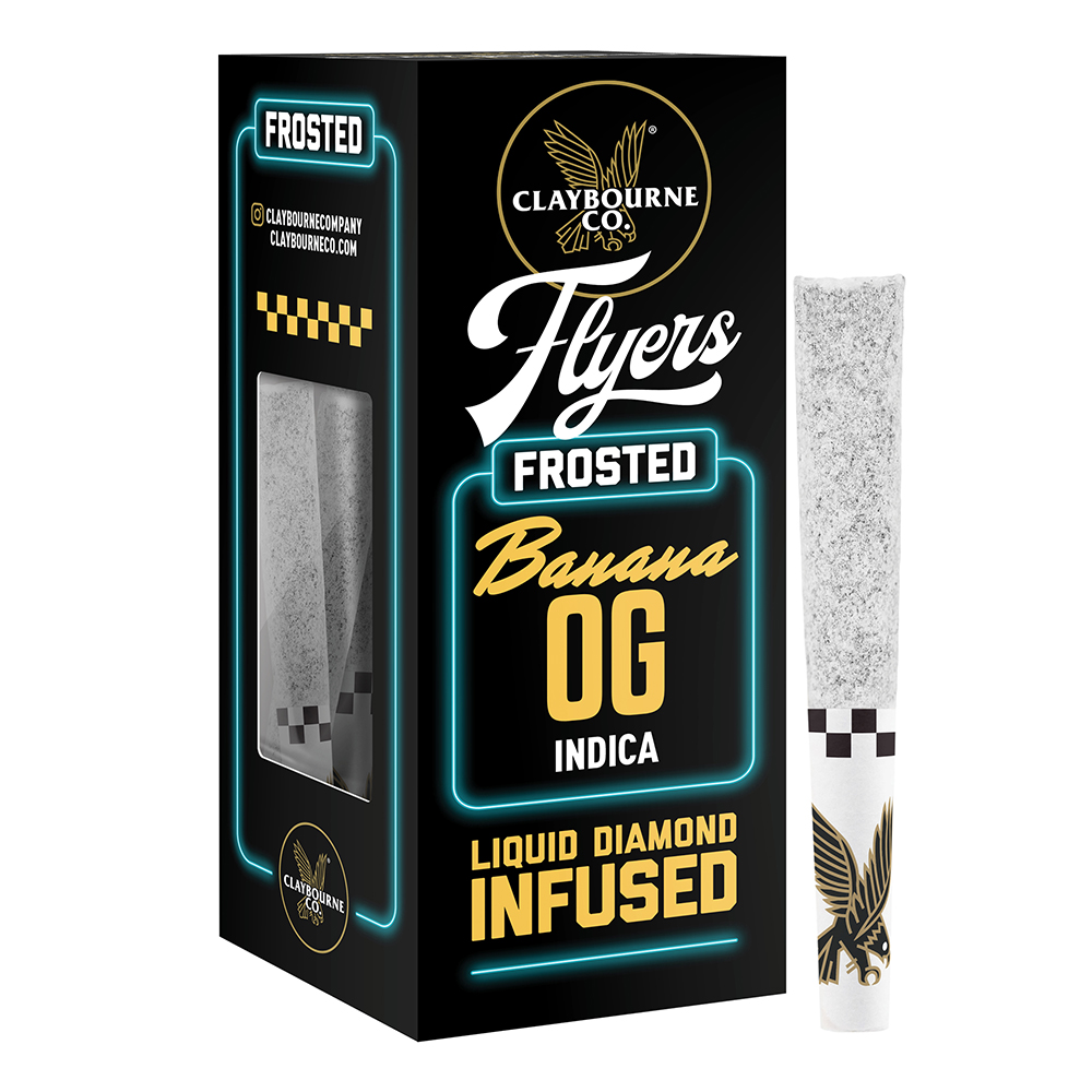 Flyers Frosted Infused .5g 5 Pack - Banana OG - 2.5 g