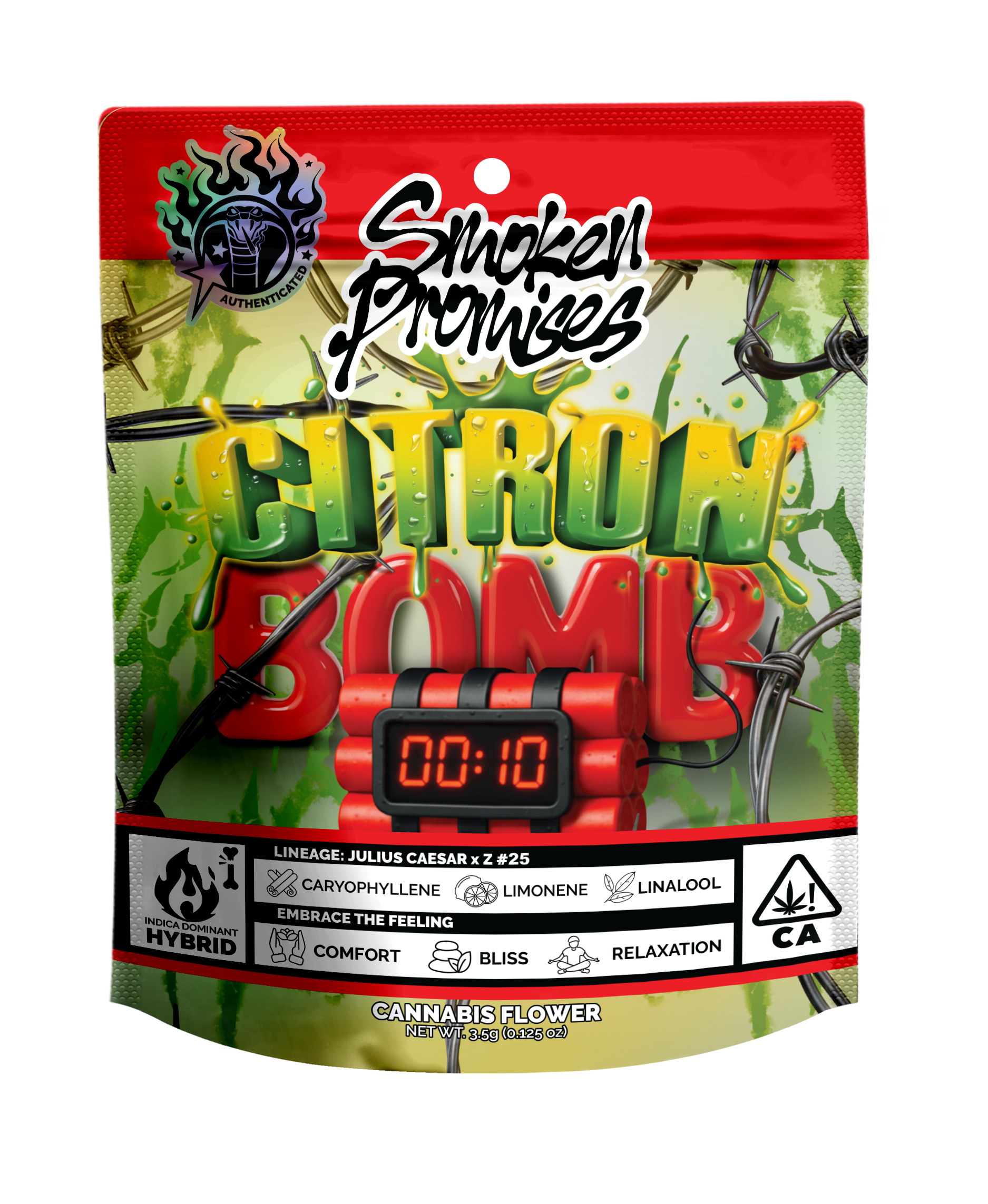 SMOKEN PROMISES: CITRON BOMB - 3.5 g