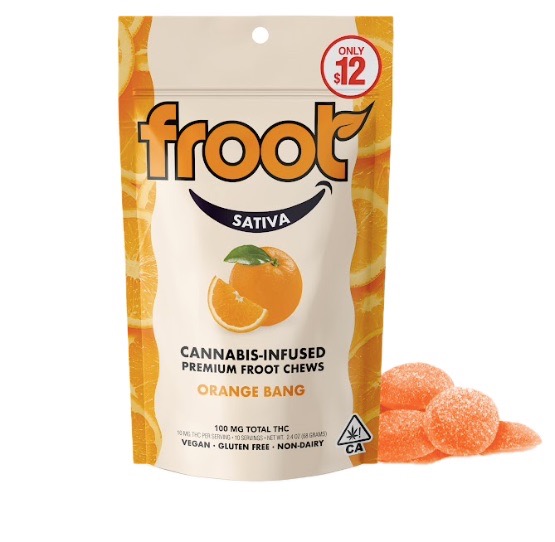 FROOT: ORANGE TANGIE 100MG GUMMY 10PK