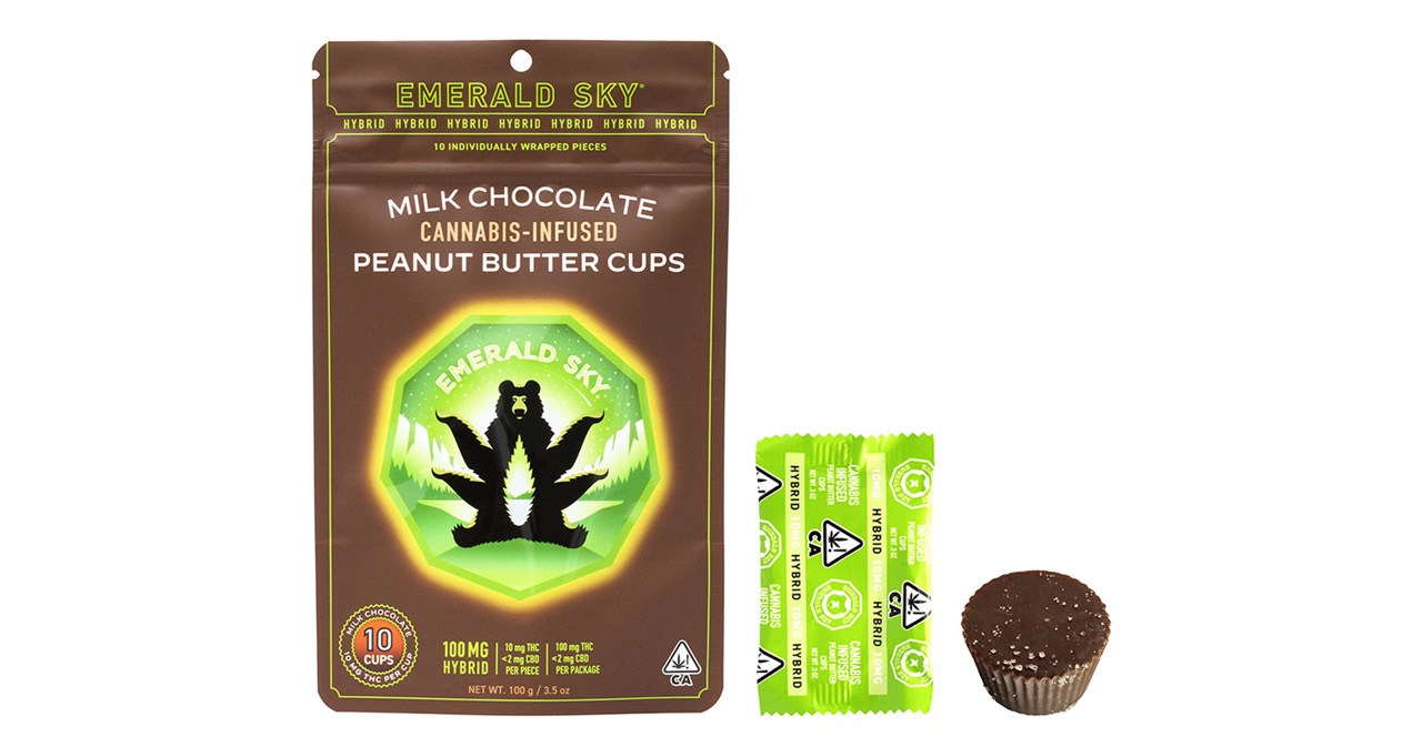 EMERALD SKY: PEANUT BUTTER CUPS HYBRID 10PK 100MG
