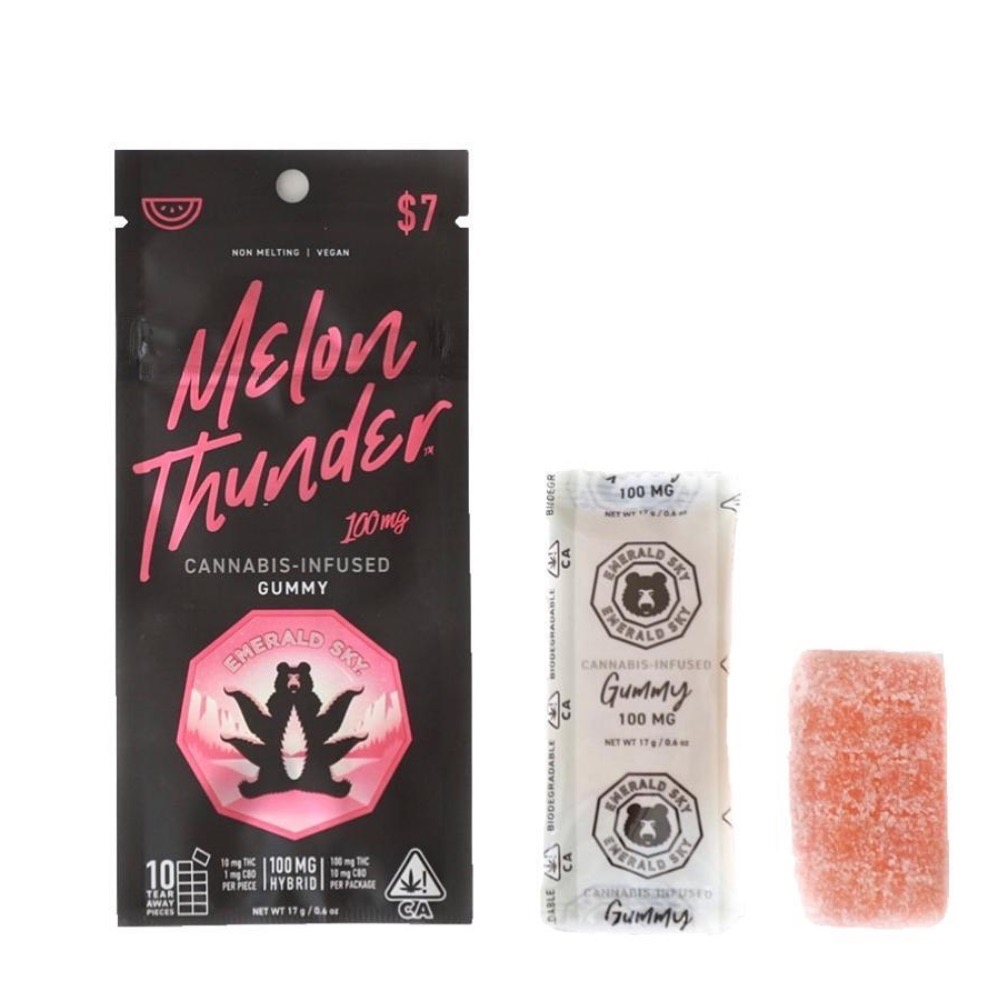 EMERALD SKY: MELON THUNDER 10:1 (THC:CBD) 100MG SINGLE GUMMY