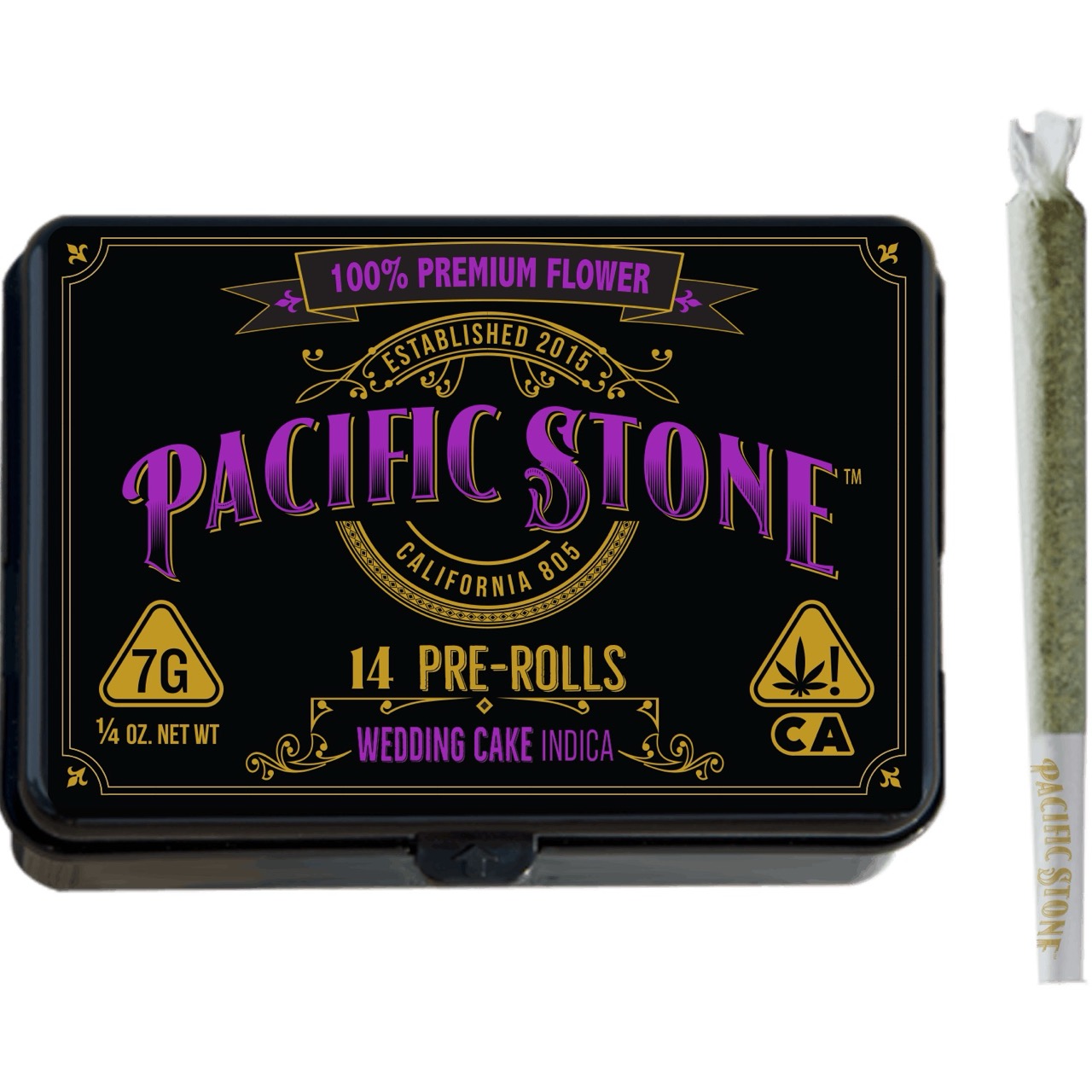 PACIFIC STONE: WEDDING CAKE 14PK PRE-ROLL 7G
